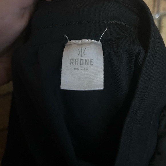 RHONE Men’s Athletic Shorts Lined Elastic Waisted W/ Drawstring Black Size Small - Picture 3 of 6